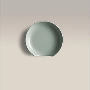 Year and Day Palm Green Ceramic spoon rest.